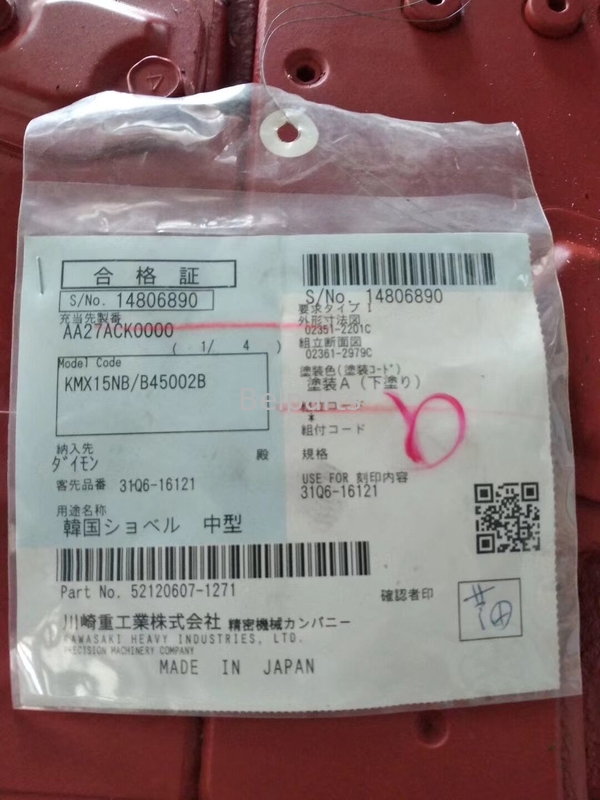 Belparts Excavator R225-9 31Q6-16121 วาล์วควบคุมหลักสำหรับ Hyundai Control Valve