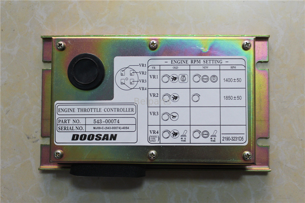 543-00074 ตัวควบคุมรถขุด DH130 DH220LC-7 SL130 SL500LC-V แผงแสดงผลคลัสเตอร์ Assy