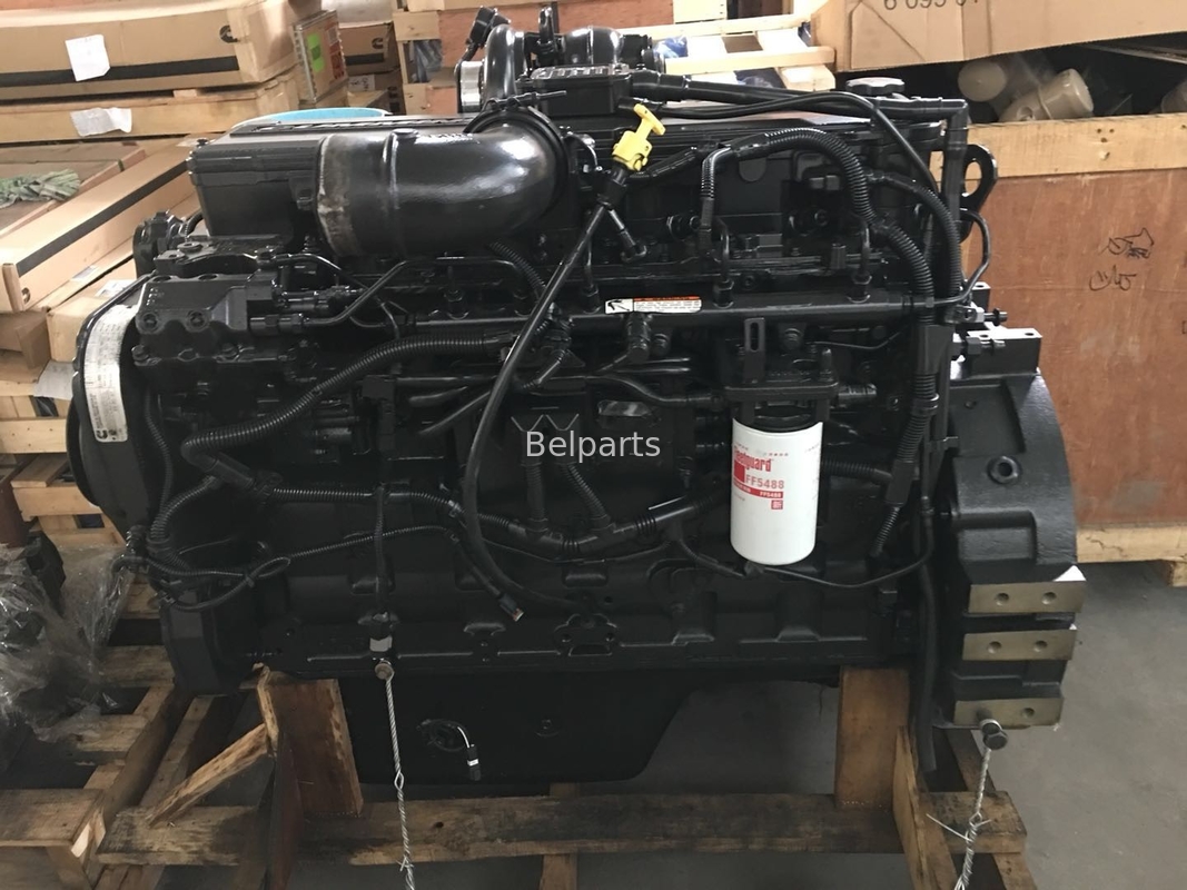 Belparts Excavator เครื่องยนต์ดีเซล PC300LC-8 SAA6D114E-3 สร้างชุดประกอบเครื่องยนต์ใหม่สำหรับ Komatsu