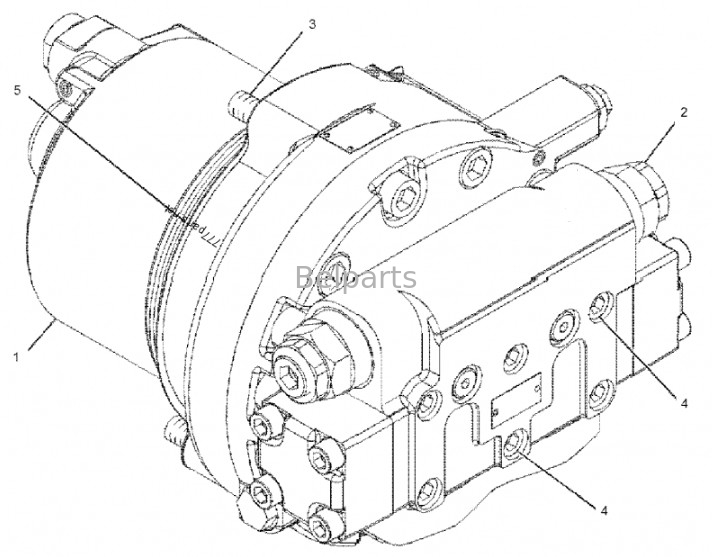 เครื่องขุดเครื่องยนต์เดินทาง Assy E325 E329D Final Drive Assy 2042674 199-4521 227-6138 227-6116 267-6796