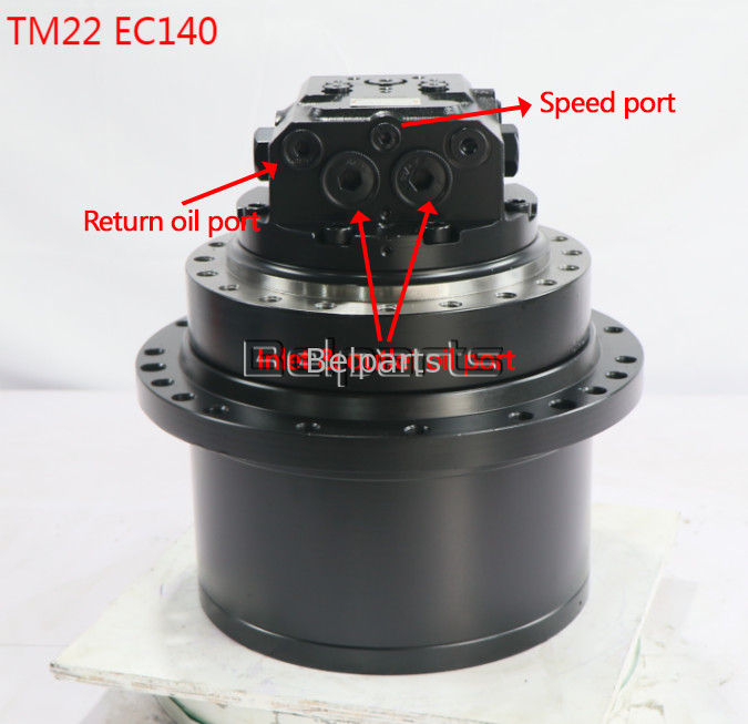TM22VC GM22VC EC140 Final Drive PC135 PC150 DH135 SK130 SK140-8 สําหรับอะไหล่เครื่องขุด