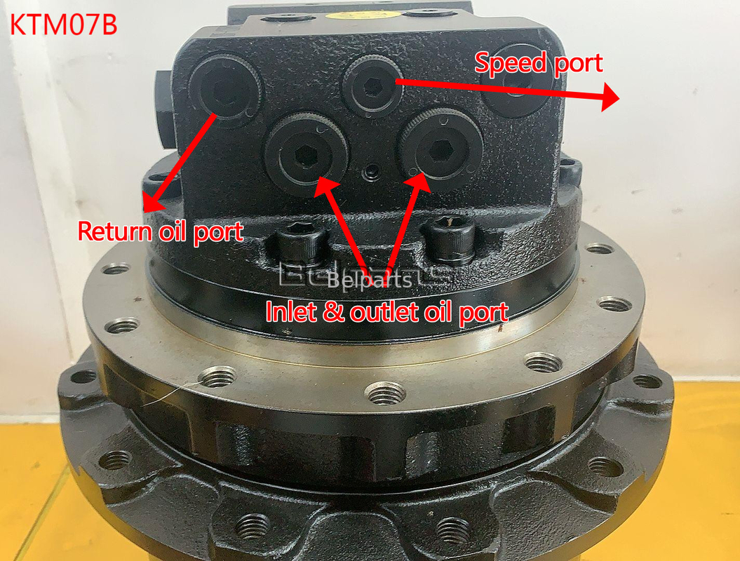 Belparts Travel Motor Assy TM07B R60 DH55 R55-9 31M8-40010 สําหรับชิ้นส่วนเครื่องขุด