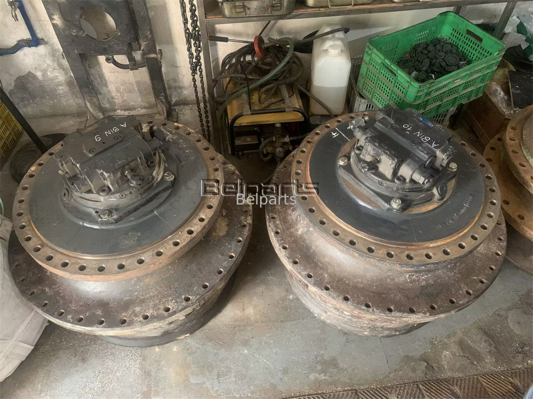 Komatsu Excavator PC1250-7 PC1250-8 เครื่องยนต์เดินทาง Assy 21N-60-34100 21N-27-00130 เครื่องขับเคลื่อนสุดท้าย Assy Fit