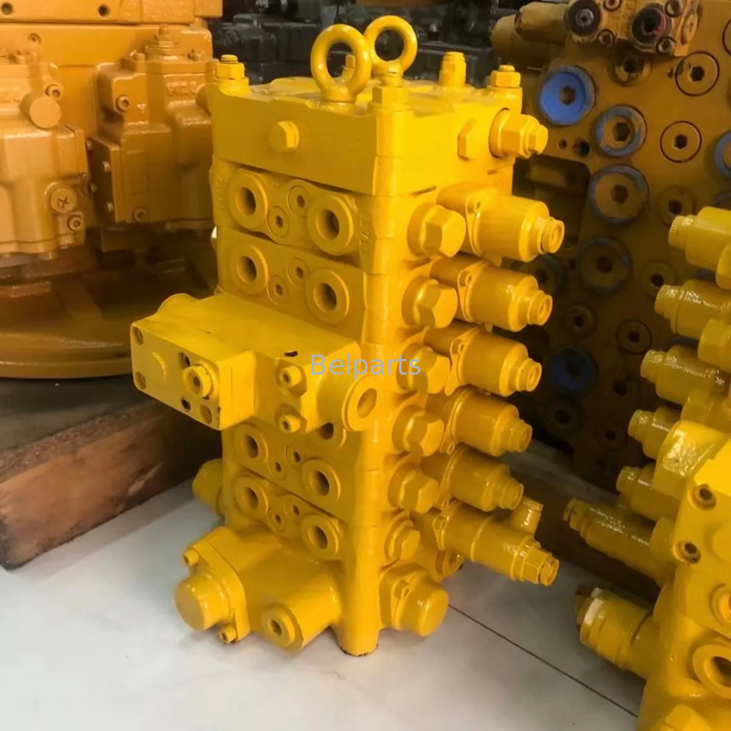 เลขส่วน PC120-6 การควบคุม วาล์วหลัก Assy การควบคุม วาล์ว Assy สําหรับ Komatsu PC120-6 PC120-7 วัสดุเหล็ก