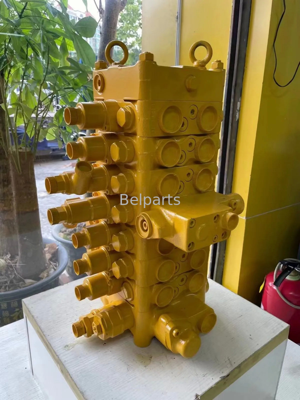 เลขส่วน PC120-6 การควบคุม วาล์วหลัก Assy การควบคุม วาล์ว Assy สําหรับ Komatsu PC120-6 PC120-7 วัสดุเหล็ก