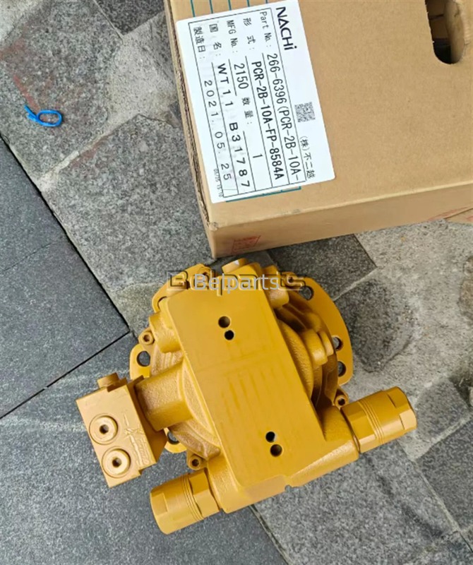 PCR-2B-10A-FP-8584A Nachi Swing Motor สําหรับเครื่องขุด CAT 304 304CR ส่วน 266-6396 265-8752 อุปกรณ์มอเตอร์หมุนไฮดรอลิก