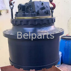 เครื่องขับเคลื่อนสุดท้ายสําหรับ PC390LC-11 PC490LC-11 PC390-11 PC490-11 Komatsu Excavator อะไหล่ 208-27-00500 มอเตอร์การเดินทางที่มีการประกอบกล่องเกียร์