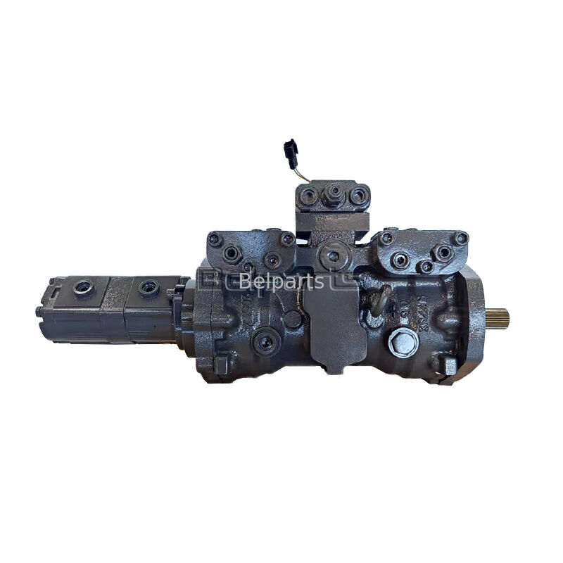 JCB JS120 JS130W ปั๊มไฮดรอลิกสำหรับชิ้นส่วนรถขุด KYB PSV2-55T เดิมปั๊มลูกสูบที่นำมาผลิตใหม่