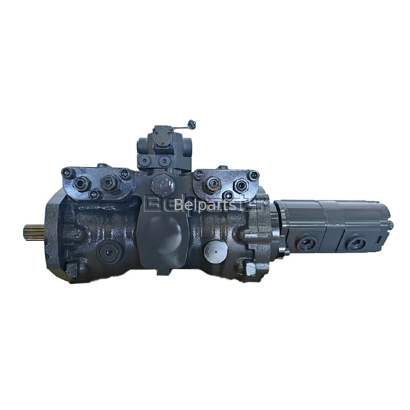 JCB JS120 JS130W ปั๊มไฮดรอลิกสำหรับชิ้นส่วนรถขุด KYB PSV2-55T เดิมปั๊มลูกสูบที่นำมาผลิตใหม่