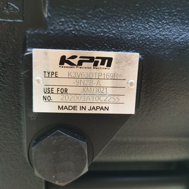 ปั๊มไฮดรอลิกสําหรับ Sumitomo SH120-3 CASE CX130 อะไหล่เครื่องขุด KNJ2742 KNJ3021 KNJ3023 KNJ2977 ปั๊มพิสตองหลัก K3V63DTP169R-9N2R-A