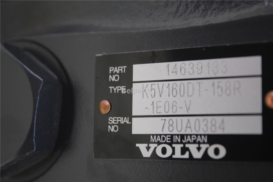 ปั๊มไฮดรอลิก EC300D EC350D EC300DL สำหรับอะไหล่รถขุด VOLVO ปั๊มลูกสูบหลัก 14639133 K5V160DT-158R-1E06-V