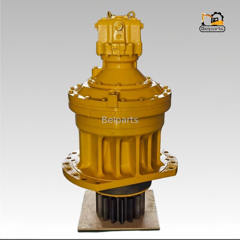 มอเตอร์สวิงสําหรับ PC2000-8 Komatsu Excavator ส่วน 706-7К-01180 706-7K-01120 มอเตอร์สวิงหมุนพร้อมอุปกรณ์กล่องเกียร์