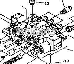 วาล์วควบคุมหลักสําหรับ KOMATSU PC1000-1 PC1000LC-1 PC1000SE-1 PC1000SP-1 อะไหล่เครื่องขุด 709-15-91302 709-15-91301 709-14-91303 709-14-91302 709-14-91301 เครื่องกระจายน้ํา