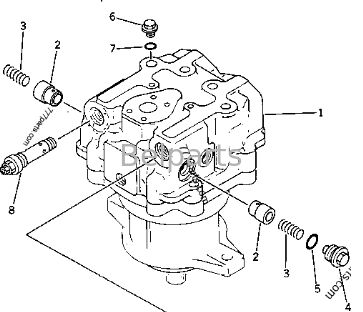 เครื่องยนต์สวิงไฮดรอลิก สําหรับ PC1000-1 PC1000LC-1 PC1000SE-1 PC1000SP-1 Komatsu Excavator ส่วน 706-77-01131 706-77-01130 เครื่องยนต์สวิง