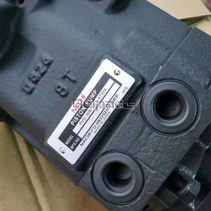 ปั๊มไฮดรอลิก Kobelco SK09SR ชิ้นส่วนรถขุดขนาดเล็ก PA10V00001F1 ต้นฉบับใหม่ Nachi PVD-00B-11-3 ปั๊มลูกสูบหลัก
