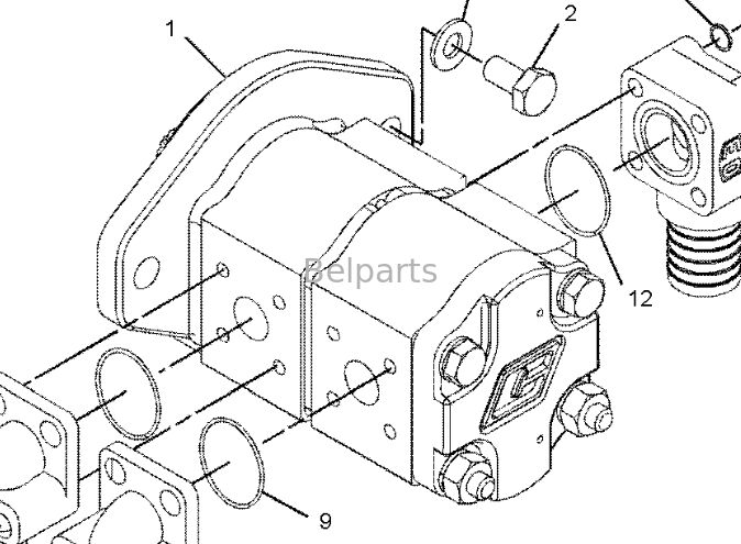CAT 300.9D ปั๊มหลักไฮดรอลิกสำหรับชิ้นส่วนซ่อมรถขุด 372-5999 448-4184