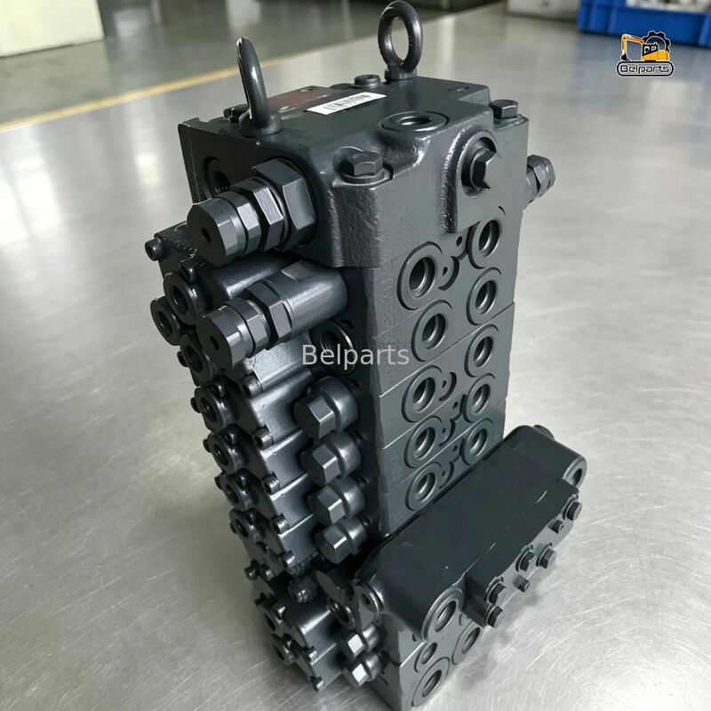 PC55MR-3 วาล์วควบคุมไฮดรอลิก 723-18-18200 723-18-18201 723-18-18202 สำหรับ KOMATSU Excavator ชิ้นส่วนเดิม