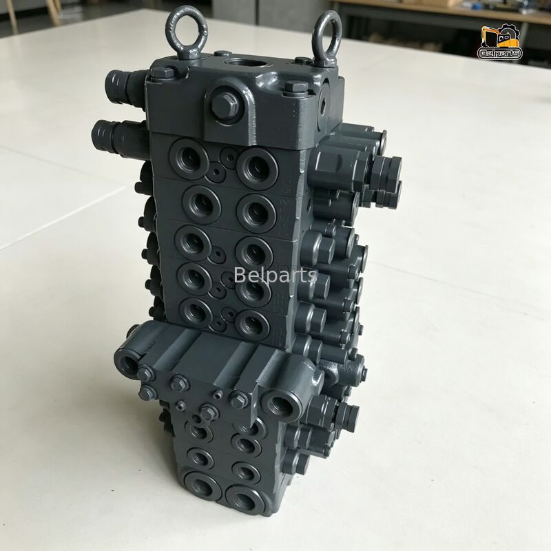 PC55MR-3 วาล์วควบคุมไฮดรอลิก 723-18-18200 723-18-18201 723-18-18202 สำหรับ KOMATSU Excavator ชิ้นส่วนเดิม