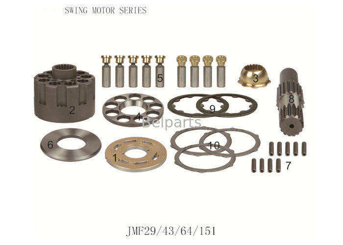 31N6-10210 Swing Motor ชิ้นส่วนรถขุดไฮดรอลิก R210LC-7 Hyundai Motor Parts
