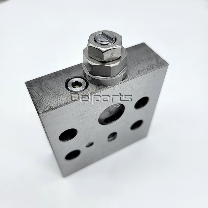 PC130-7 อะไหล่รถขุดตีนตะขาบ 203-60-71210 ลดโซลินอยด์วาล์ว Assy สำหรับ Komatsu