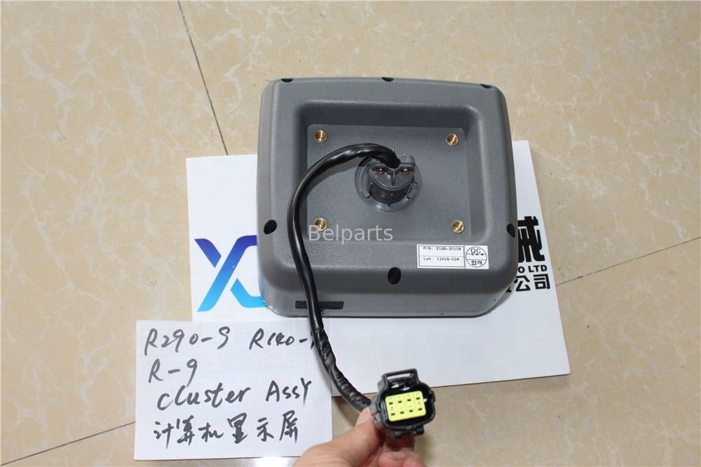 ตัวควบคุมรถขุด R520-9S R290LC-9 CLUSTER ASSY R140w-9 R200w-9 แผงแสดงผล 21Q6-30102 21Q6-40300