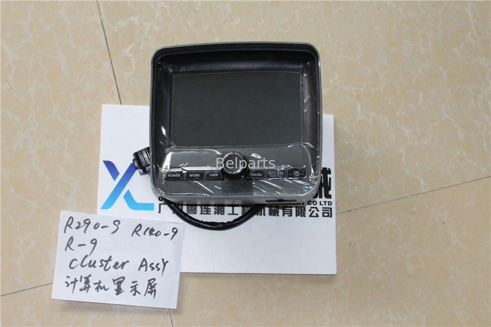 ตัวควบคุมรถขุด R520-9S R290LC-9 CLUSTER ASSY R140w-9 R200w-9 แผงแสดงผล 21Q6-30102 21Q6-40300