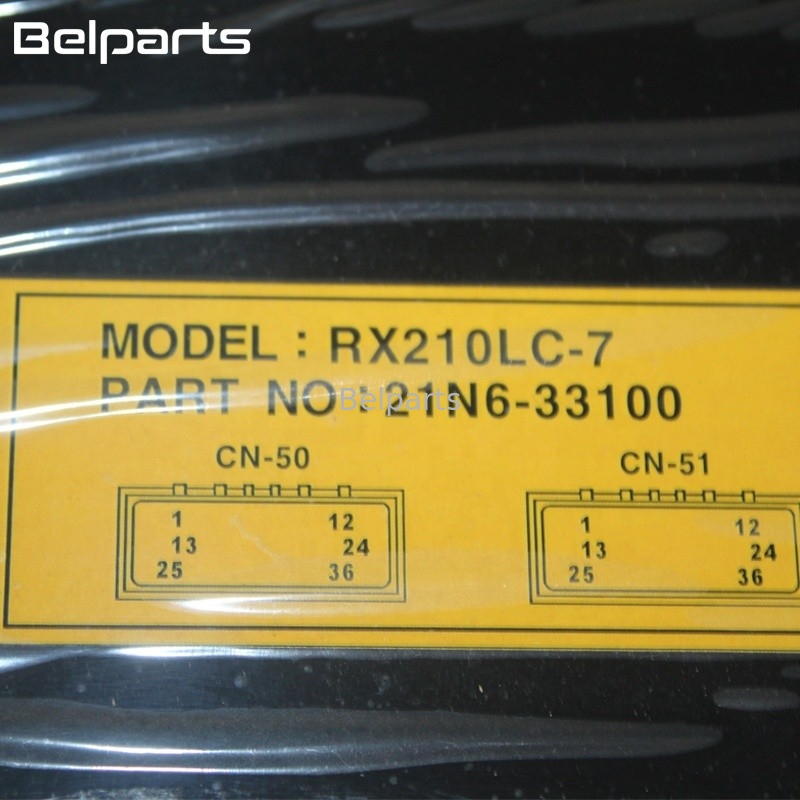 Belparts อะไหล่รถขุดตีนตะขาบ RX210LC-7 Excavator Controller 21N6-33100 บอร์ดคอมพิวเตอร์