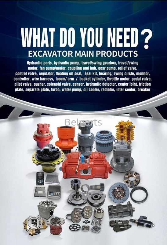 Belparts Excavator Part R305-7 6CT8.3 24V 10T 5.5KW สตาร์ทมอเตอร์สำหรับเครื่องจักร Field