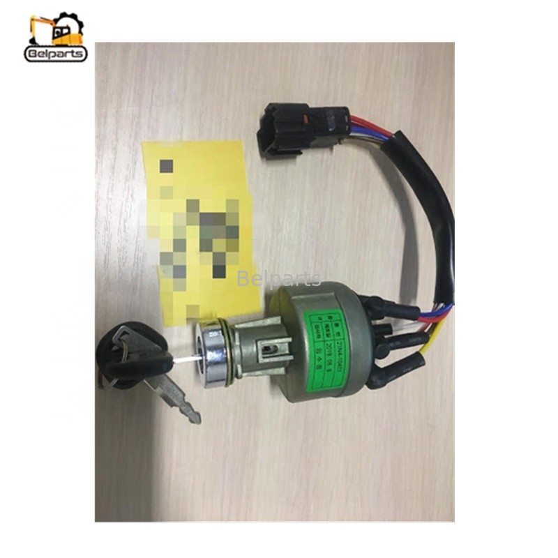 Belparts อะไหล่รถขุดตีนตะขาบ R225-7 R210LC-7 สวิตช์เริ่มต้น 21Q4-00070 21N4-10400