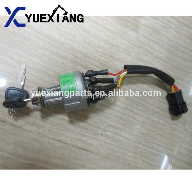 Belparts อะไหล่รถขุดตีนตะขาบ R225-7 R210LC-7 สวิตช์เริ่มต้น 21Q4-00070 21N4-10400