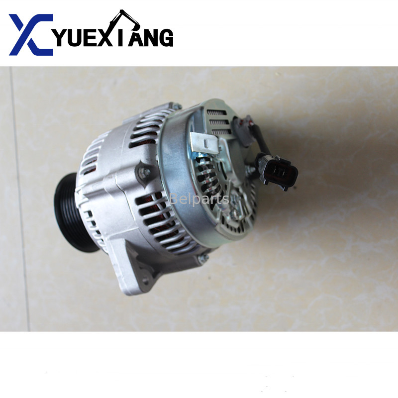 Belparts Excavator เครื่องกำเนิดไฟฟ้ากระแสสลับ PC200-7 PC200-8 PC200-6 เครื่องกำเนิดไฟฟ้า 600-861-3420 600-821-6130 101211-7960 เครื่องยนต์ 6D107