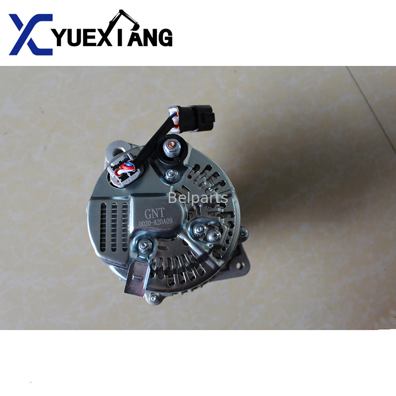 Belparts Excavator เครื่องกำเนิดไฟฟ้ากระแสสลับ PC200-7 PC200-8 PC200-6 เครื่องกำเนิดไฟฟ้า 600-861-3420 600-821-6130 101211-7960 เครื่องยนต์ 6D107