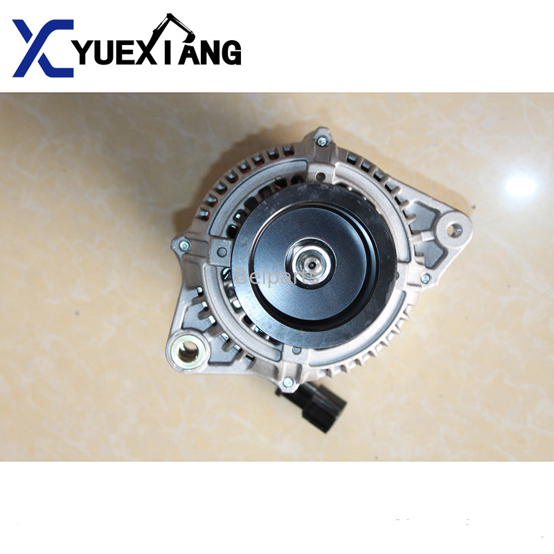 Belparts Excavator เครื่องกำเนิดไฟฟ้ากระแสสลับ PC200-7 PC200-8 PC200-6 เครื่องกำเนิดไฟฟ้า 600-861-3420 600-821-6130 101211-7960 เครื่องยนต์ 6D107