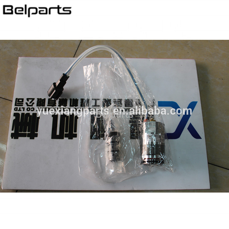 Belparts อะไหล่รถขุดตีนตะขาบ EX450-5 K3V180 4368974 KDRDE5K-10 40C50-T ตัวควบคุมโซลินอยด์วาล์ว
