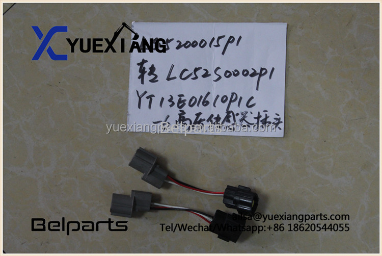 Belparts อะไหล่รถขุดตีนตะขาบ LS5200015P1 LC52S0002P1 ปลั๊กเซ็นเซอร์แรงดันสูง YT13E01610P1C-6