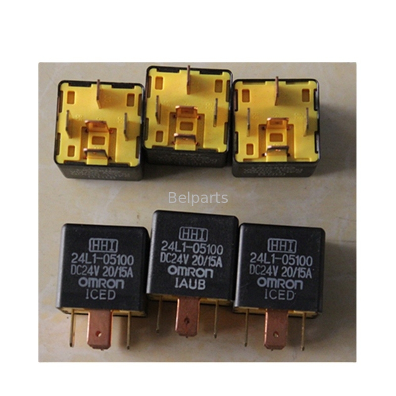 รถขุดอะไหล่รีเลย์ 24L1-05100 สำหรับ HL730-7 HL730-7A R380LC-9 HL740-9S รีเลย์พร้อม 3 Pulgs 24L105100