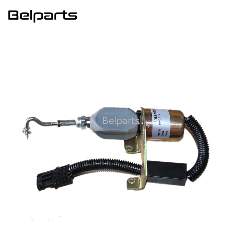 อะไหล่รถขุดตีนตะขาบ 4942879 Flamout Switch SD008A2 Electric Stop Solenoid For Digger