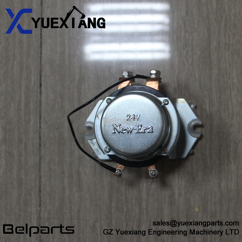 Belparts อะไหล่รถขุด EX60 EX120 EX200 EX300 สวิตช์รีเลย์แบตเตอรี่ BR-266 24V 4255762 โซลินอยด์รีเลย์