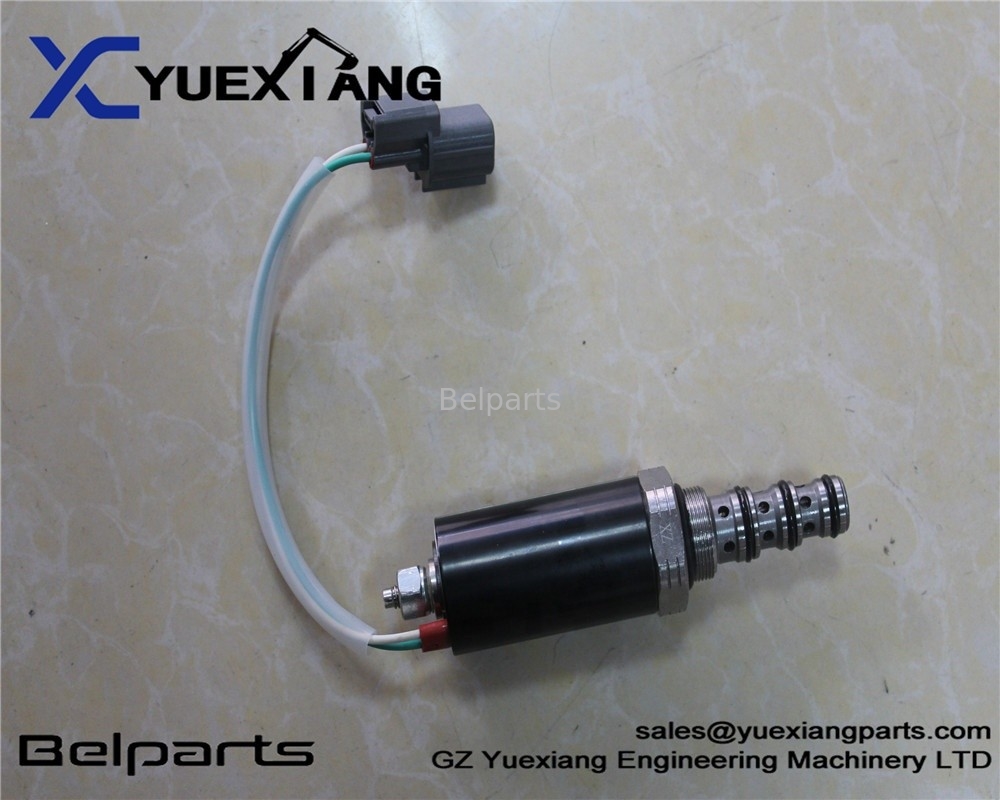 R215-7 R290LC-7 ชิ้นส่วนไฟฟ้าของรถขุด XJBN-00382 XJBN-00014 โซลินอยด์วาล์ว