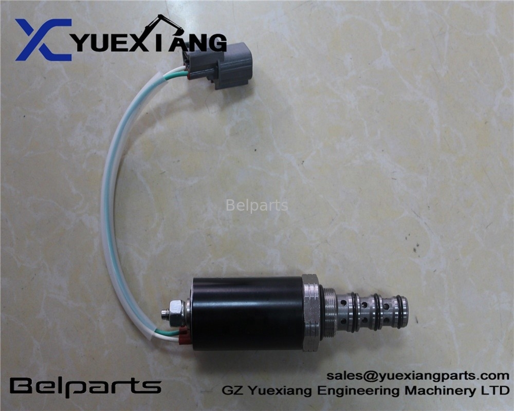R215-7 R290LC-7 ชิ้นส่วนไฟฟ้าของรถขุด XJBN-00382 XJBN-00014 โซลินอยด์วาล์ว