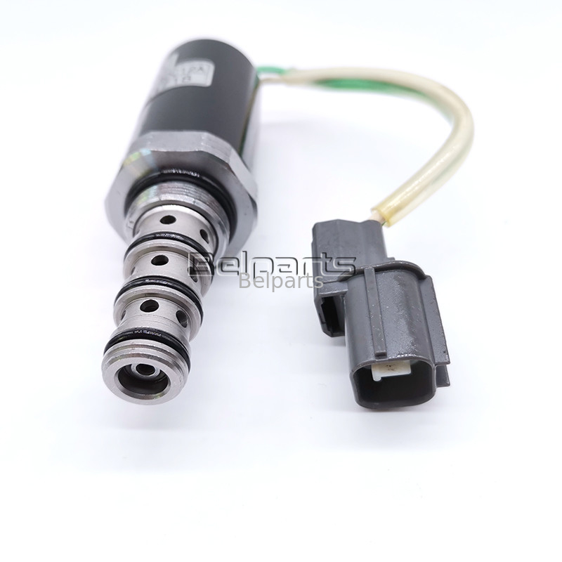 ชิ้นส่วนรถขุดไฮดรอลิกขนาดเล็ก SK200-5 12A-101 12A-111 G24D12 G24Y12 ปั๊มหลักโซลินอยด์วาล์ว